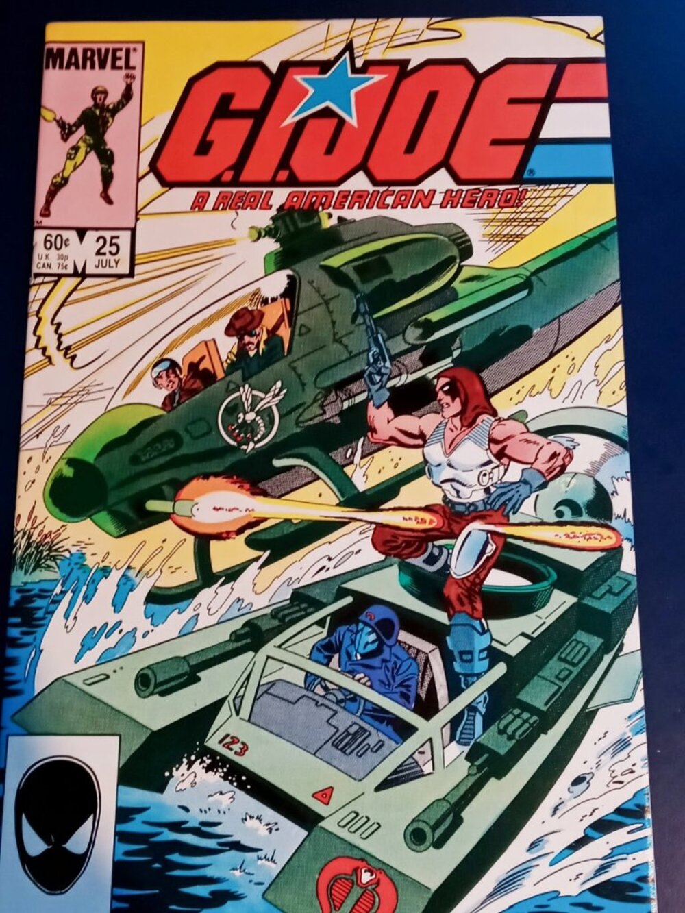 SOLD!!! - G.I. JOE-A REAL AMERICAN HERO! Set of 6 Comic Books 1980s - Picture 5 of 13